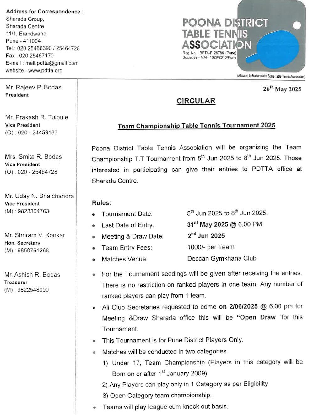 Event photo for Team championship TT 2025